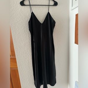 Banana Republic Black Slip Silk Dress - new with tags